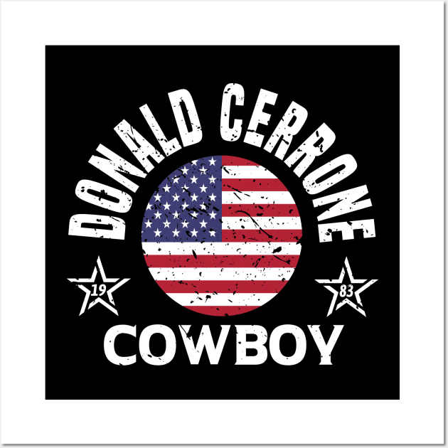 Donald Cerrone Cowboy Design Wall Art by Twistedburt